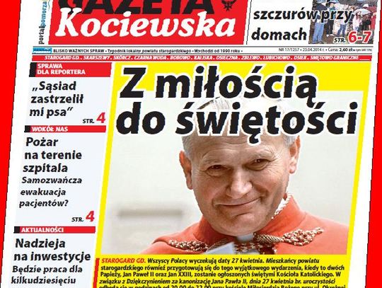 Najnowszy numer Gazety Kociewskiej już w kioskach!