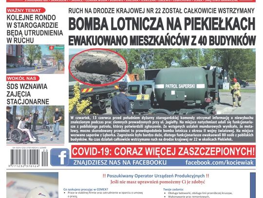 Najnowszy numer Gazety Kociewskiej już w kioskach. A w niej między innymi: