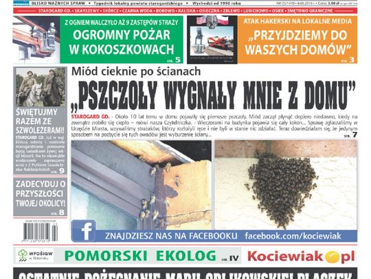 Nowa, odświeżona i z najświeższymi informacjami - Gazeta Kociewska już w Waszych kioskach!