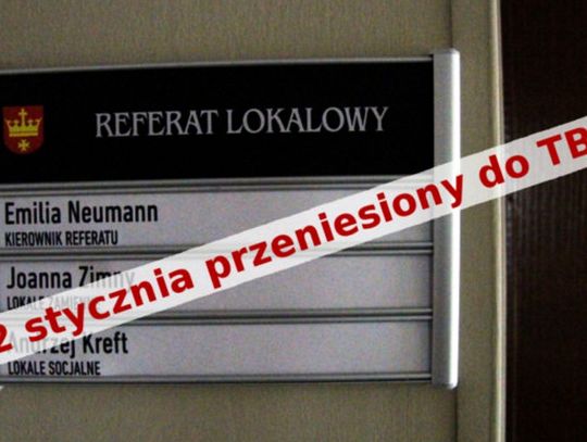 Nowa siedziba Referatu Lokalowego 