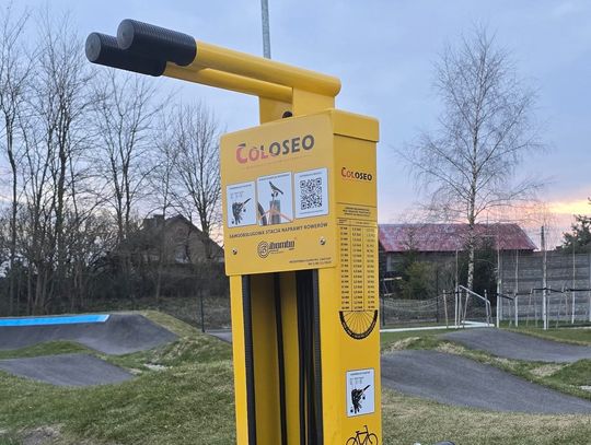 Nowa stacja naprawy rowerów w Osieku już dostępna