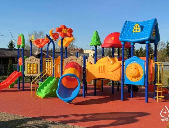 Nowe place zabaw przy żłobkach w gminie Pelplin