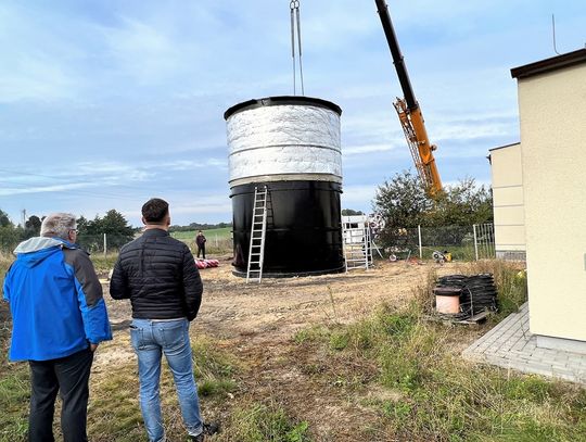 Nowy zbiornik na wodę uzdatnioną w Gminie Bobowo