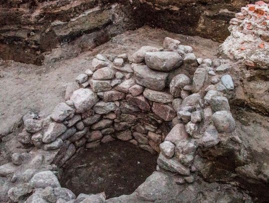 Obszar prac archeologicznych wyłączony z prac remontowych 