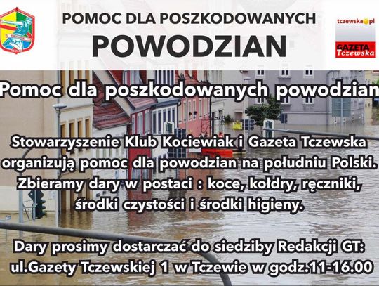 Organizujemy pomoc dla poszkodowanych powodzian. PRZYŁĄCZ SIĘ DO ZBIÓRKI!