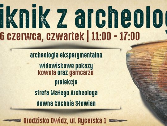 Owidzki piknik z archeologią