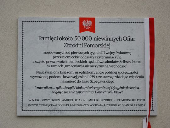Pamiętajmy o niewinnych ofiarach Niemieckiej Zbrodni Pomorskiej 1939 roku!