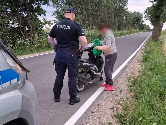 Pijana kobieta za kierownicą Junaka