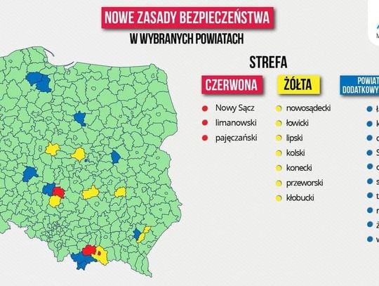 PILNE: Powiat starogardzki ponownie w strefie zagrożonej!