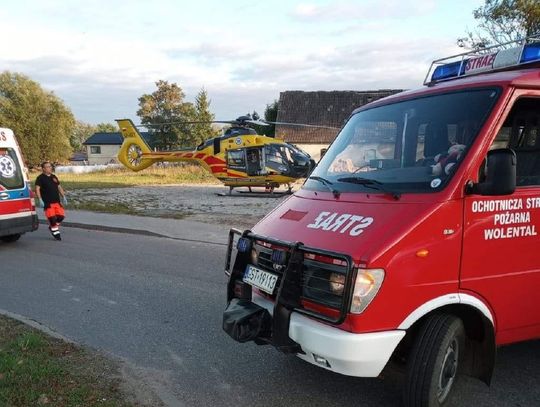 PILNE: Wójt gminy Skórcz trafił śmigłowcem do szpitala. Został zaatakowany przez byka 