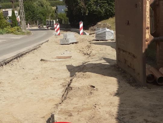 Pod chodnikiem w Pinczynie odnaleziono ludzkie szczątki