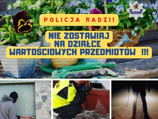 Policja radzi jak zabezpieczyć ogródki działkowe na jesień i zimę