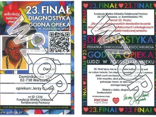 Policja zwraca uwagę na bezpieczeństwo podczas 23. finału WOŚP