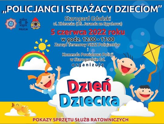 Policjanci i Strażacy Dzieciom. Już w niedzielę fantastyczne wydarzenie przy ulicy Zblewskiej! 