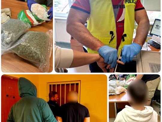 Policjanci zabezpieczyli ponad 6 kg narkotyków w powiecie starogardzkim. Zatrzymano 17- i 24-latka!