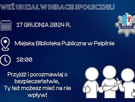 Policjanci zapraszają na debatę