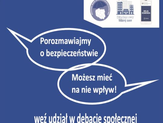 Policjanci zapraszają na debatę ewaluacyjną w Czarnej Wodzie