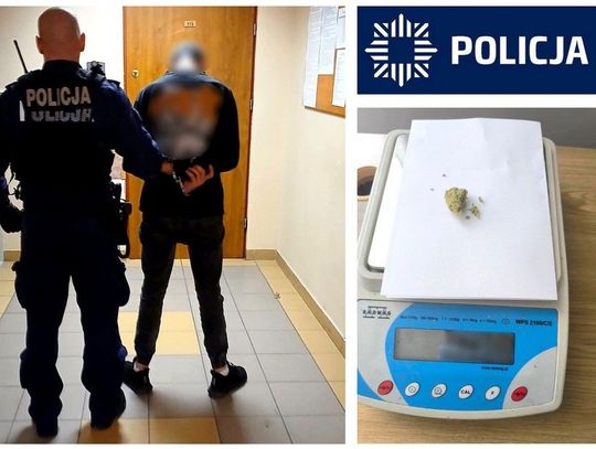 Policjanci zatrzymali kierowcę, który przewoził narkotyki