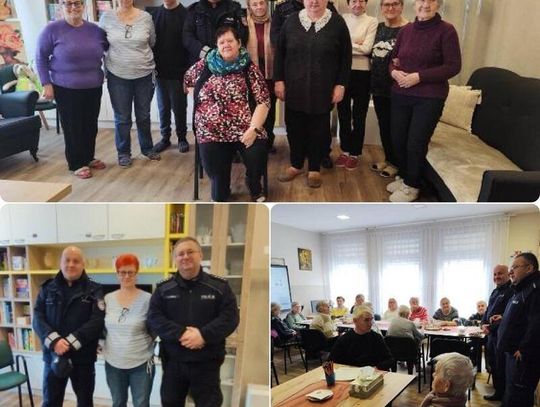 Policyjne spotkanie z mieszkańcami w Środowiskowym Domu Pomocy w Tczewie