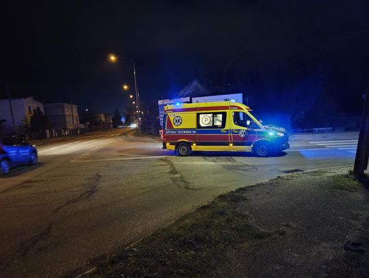 Potrącenie pieszego na ulicy Derdowskiego. Poszkodowany trafił do szpitala