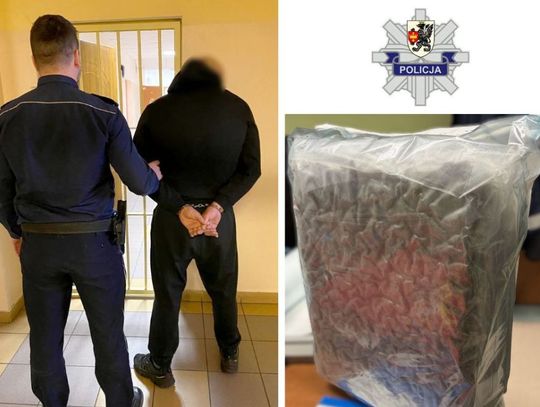 Potrącił policjanta i próbował uciec. 45-latek miał przy sobie 3 kilogramy marihuany