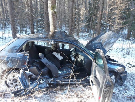 Poważny wypadek w Zapowiedniku. Do zdarzenia zadysponowano LPR