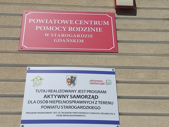 Powiat Starogardzki przystąpił do kolejnej edycji programu "Aktywny Samorząd", skierowanego do osób niepełnosprawnych.