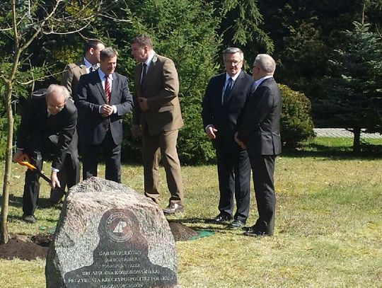 Prezydent RP po raz drugi na Kociewiu - tym razem w leśnictwie Borzechowo