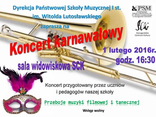 Przeboje muzyki  filmowej i tanecznej w wykonaniu uczniów Szkoły Muzycznej