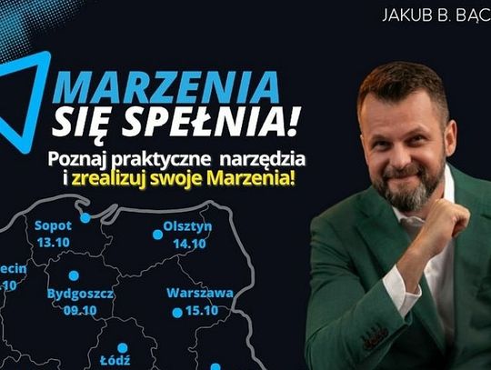 Roadshow Jakuba B. Bączka wyrusza w drogę. Warsztaty w 10. miastach Polski, także w Sopocie już w październiku!