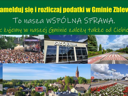 Rozlicz PIT w gminie Zblewo!
