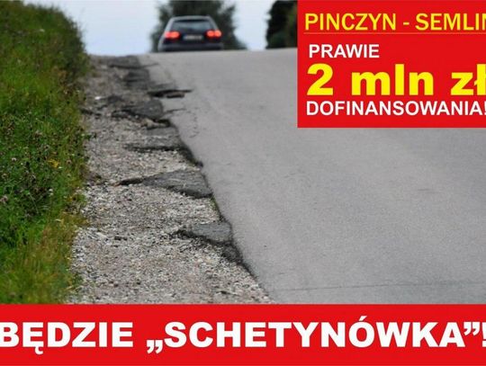 Schetynówka dla gminy Zblewo. Wyremontują 3 kilometry drogi