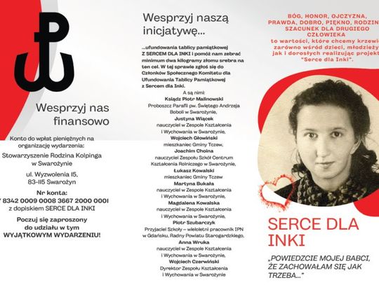 Serce dla „Inki” w Swarożynie