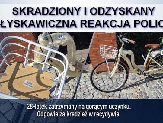 Skuteczne działania starogardzkich kryminalnych, którzy zatrzymali dwóch sprawców kradzieży