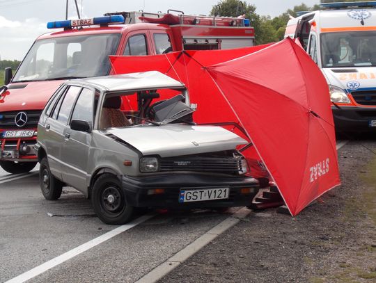 Śmierć na miejscu. Tragiczny wypadek w Zdunach ZDJĘCIA