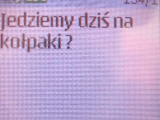 SMS: &amp;quot;Jedziemy dziś na kołpaki?&amp;quot;