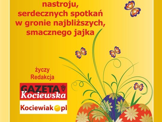 Spokojnych i radosnych Świąt Wielkanocnych! 