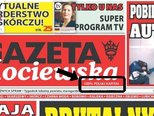 Sprzedaliście  gazetę Niemcom? Ogólnopolska akcja dezinformacyjna