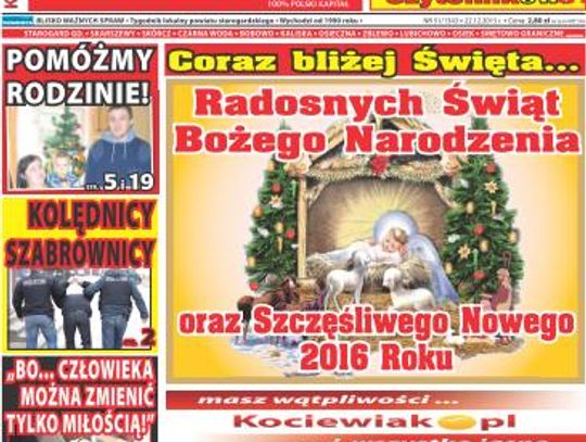 Świąteczne wydanie Gazety Kociewskiej już w kioskach!