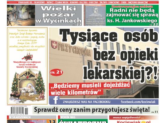 Świąteczny numer Gazety Kociewskiej trafił już do Waszych kiosków! 