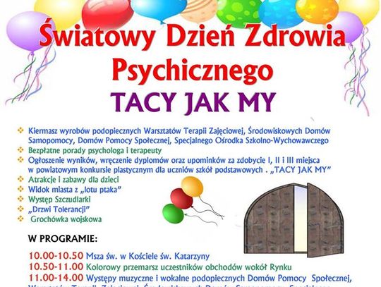 Światowy Dzień Zdrowia Psychicznego. &quot;Życie ze schizofrenią&quot;. 