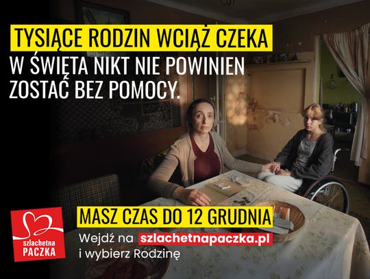 Szlachetna Paczka woła o pomoc w imieniu tysięcy rodzin
