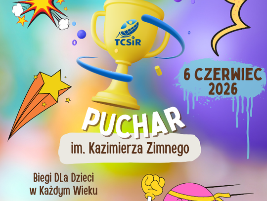 Tczewskie Centrum Sportu i Rekreacji zaprasza na II edycję Biegowego Pucharu im. Kazimierza Zimnego. Tczewskie Centrum Sportu i Rekreacji zaprasza na II edycję Biegowego Pucharu im. Kazimierza Zimnego.