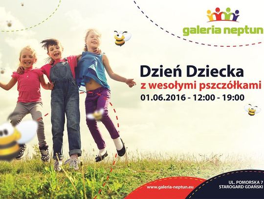 Tego jeszcze nie było - Dzień Dziecka z Galerią Neptun i wesołymi pszczółkami [art.spons.]