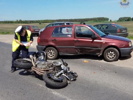 Tragedia na drodze. 39-letni motocyklista poniósł śmierć na miejscu 