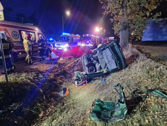 Tragiczny wypadek na drodze krajowej. Zginął kierowca skutera