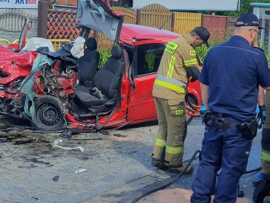 Tragiczny wypadek na drodze wojewódzkiej nr 222 w miejscowości Gołębiewo