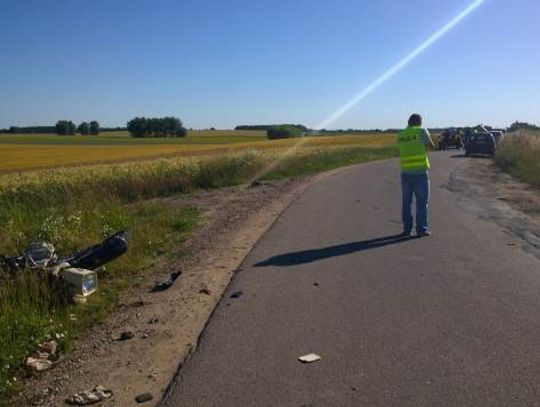 Tragiczny wypadek w Semlinie - zginął motocyklista