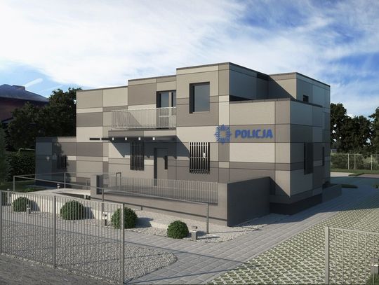 Trwa remont posterunku policji w Lubichowie 