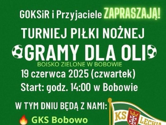 Turniej w Bobowie już 19 czerwca!